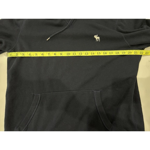 Vintage Abercrombie & Fitch Y2K Hoodie Sherpa Lined Muscle Sweatshirt Size L - Picture 6 of 7